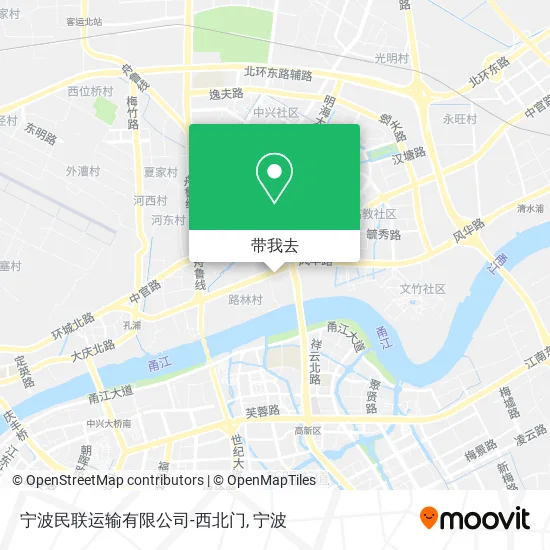 宁波民联运输有限公司-西北门地图