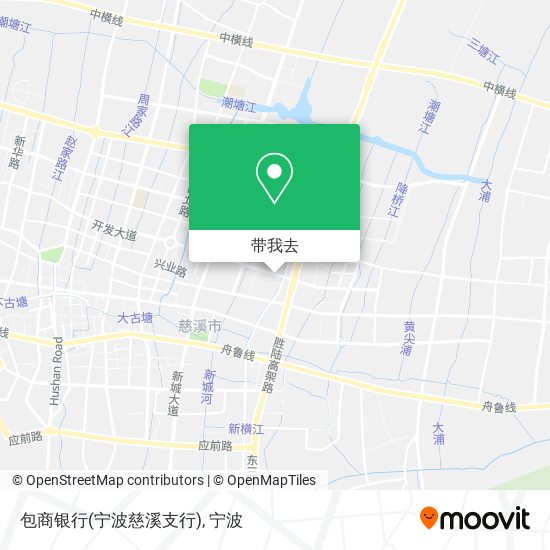 包商银行(宁波慈溪支行)地图