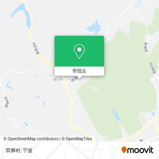 双狮村地图