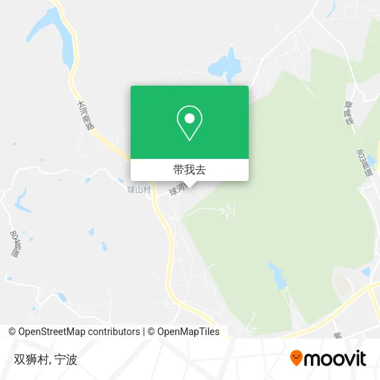 双狮村地图