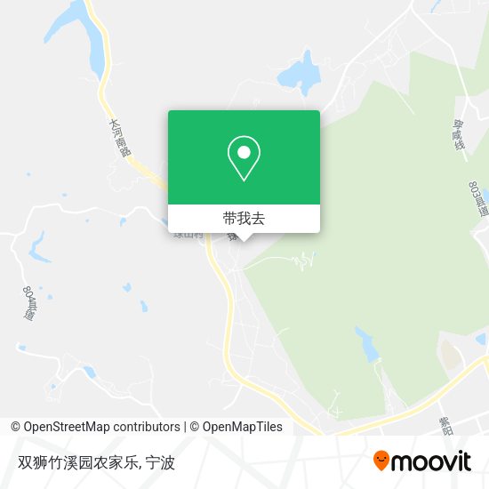 双狮竹溪园农家乐地图