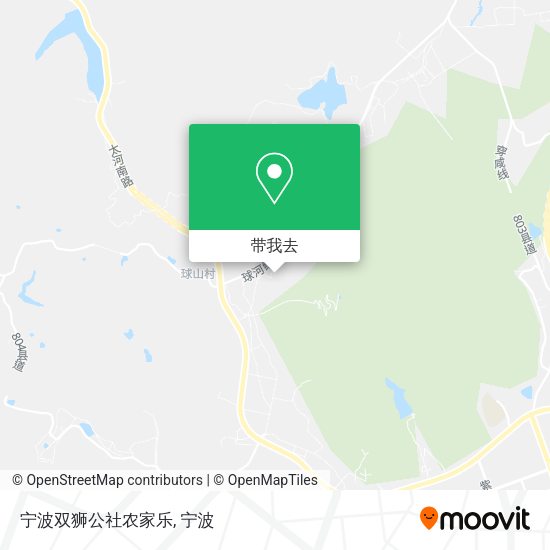 宁波双狮公社农家乐地图
