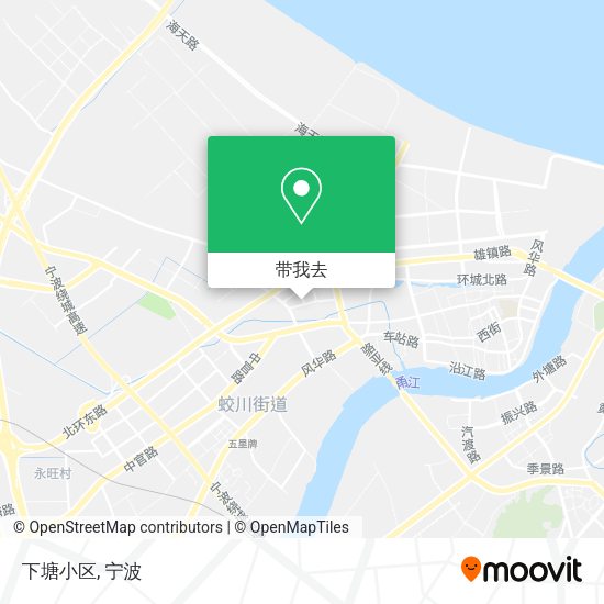 下塘小区地图