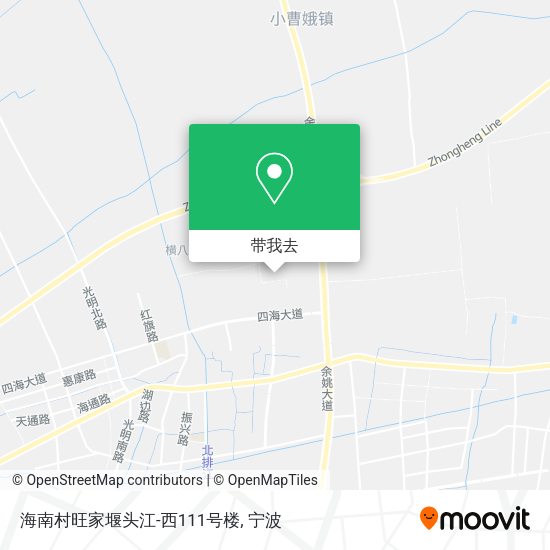 海南村旺家堰头江-西111号楼地图
