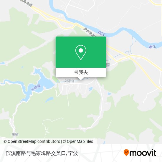 滨溪南路与毛家埠路交叉口地图