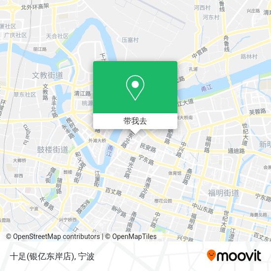 十足(银亿东岸店)地图