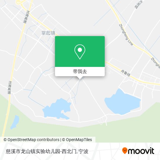 慈溪市龙山镇实验幼儿园-西北门地图