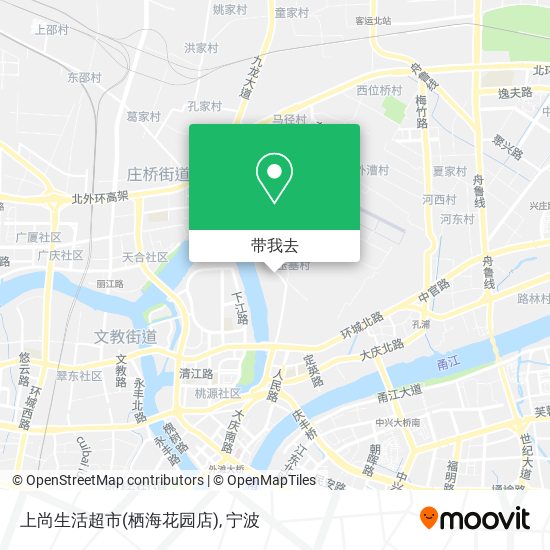 上尚生活超市(栖海花园店)地图