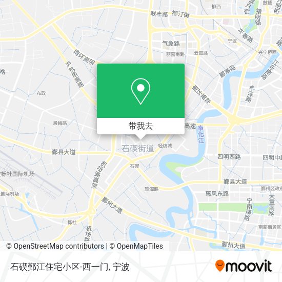 石碶鄞江住宅小区-西一门地图
