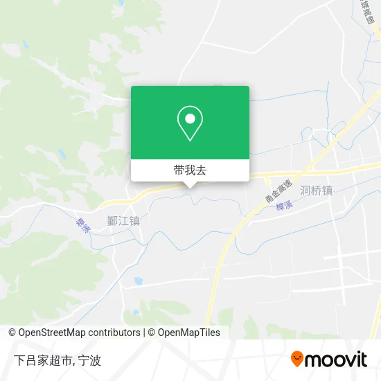 下吕家超市地图