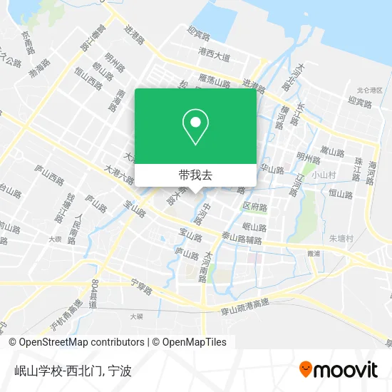 岷山学校-西北门地图