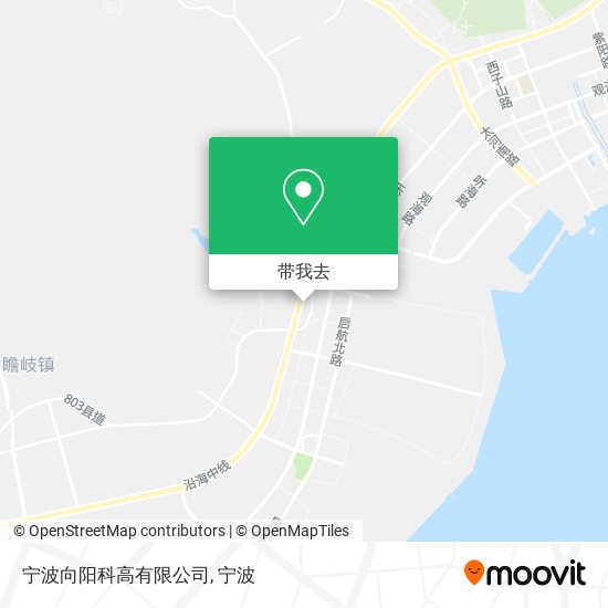 宁波向阳科高有限公司地图