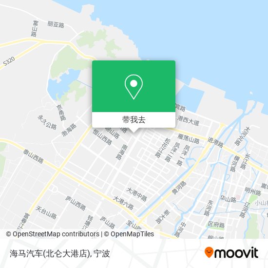 海马汽车(北仑大港店)地图
