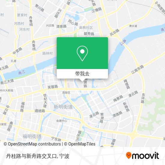 丹桂路与新舟路交叉口地图