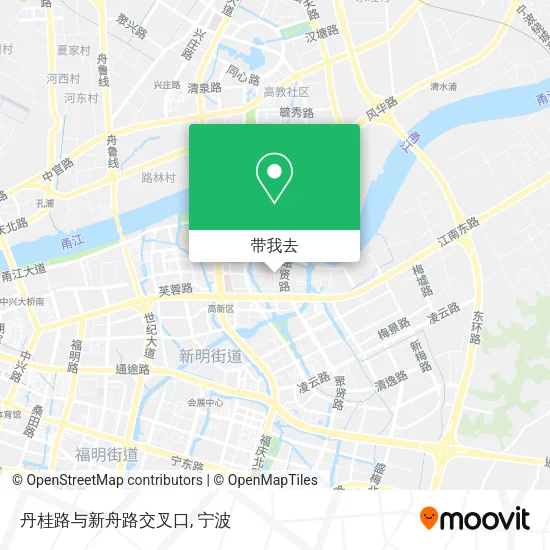 丹桂路与新舟路交叉口地图