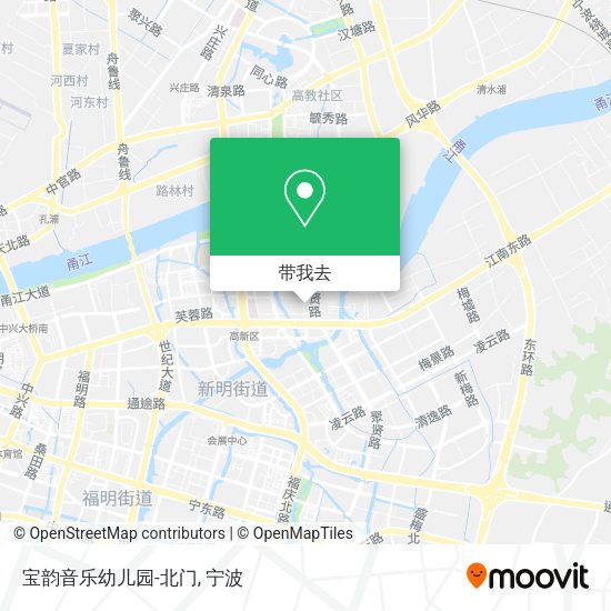 宝韵音乐幼儿园-北门地图