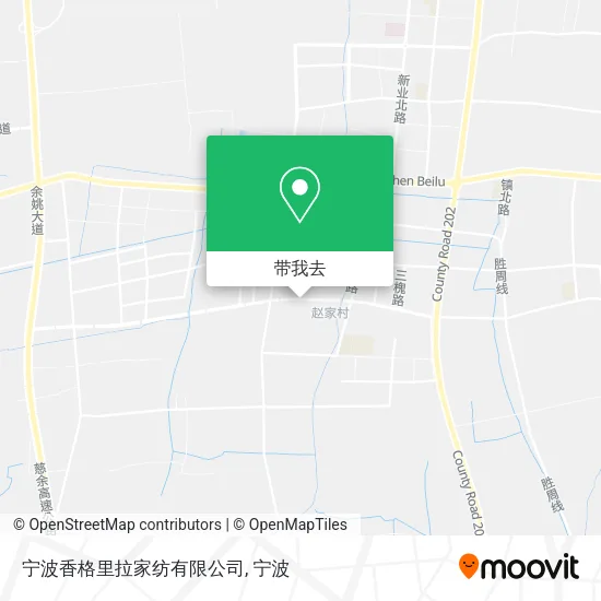 宁波香格里拉家纺有限公司地图