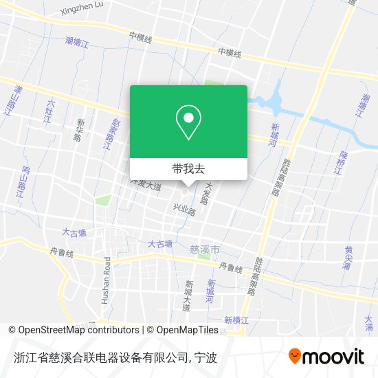 浙江省慈溪合联电器设备有限公司地图