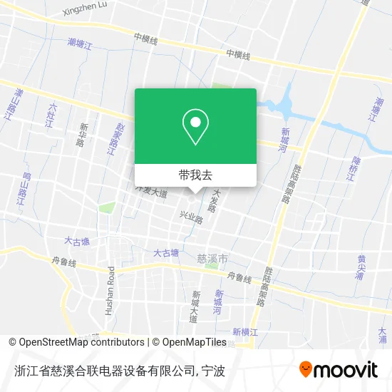 浙江省慈溪合联电器设备有限公司地图