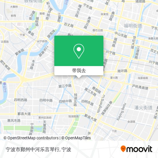宁波市鄞州中河乐言琴行地图