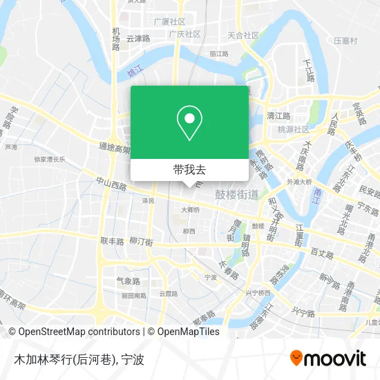 木加林琴行(后河巷)地图