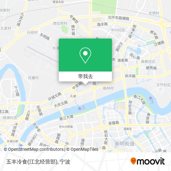 五丰冷食(江北经营部)地图