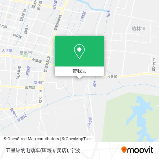 五星钻豹电动车(匡堰专卖店)地图