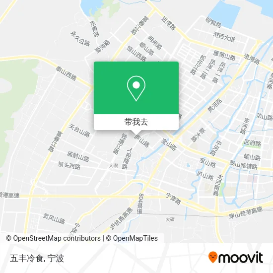 五丰冷食地图