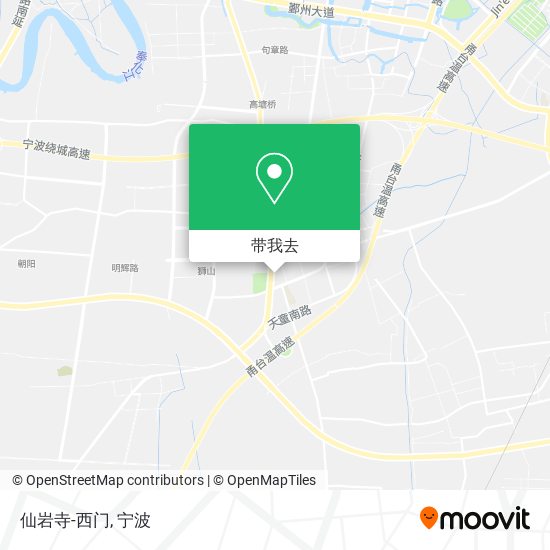 仙岩寺-西门地图