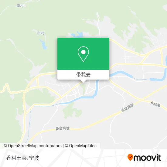 香村土菜地图