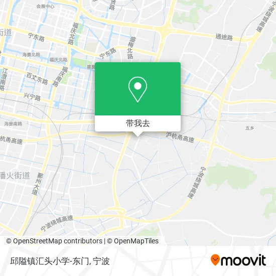 邱隘镇汇头小学-东门地图