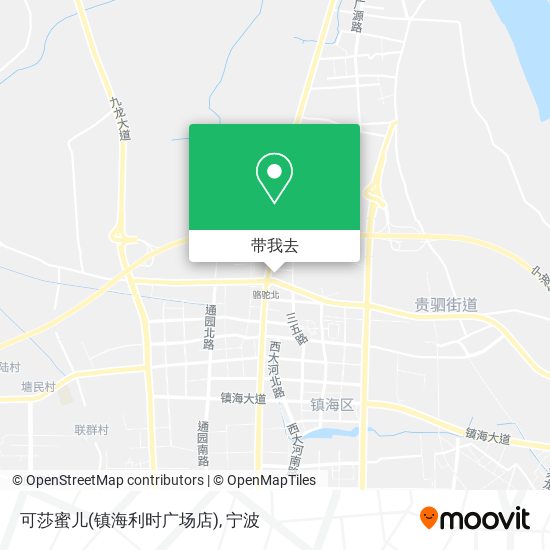 可莎蜜儿(镇海利时广场店)地图