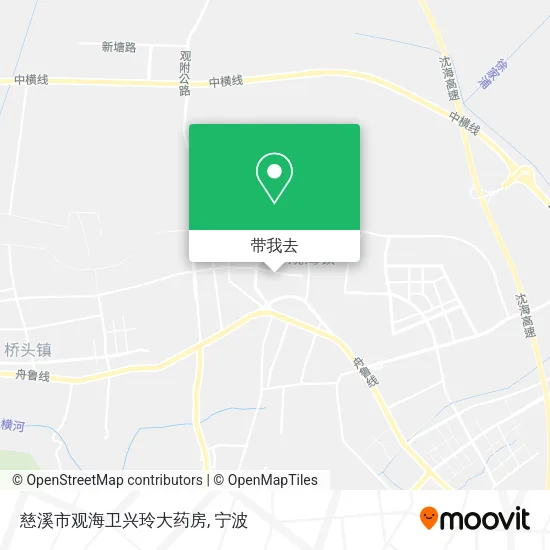 慈溪市观海卫兴玲大药房地图
