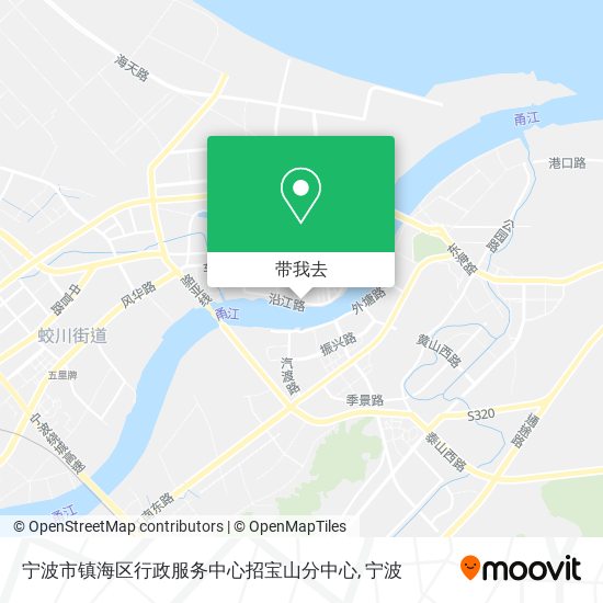 宁波市镇海区行政服务中心招宝山分中心地图
