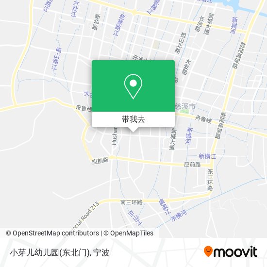 小芽儿幼儿园(东北门)地图
