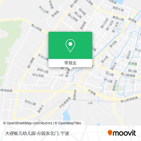 大碶银儿幼儿园-分园东北门地图