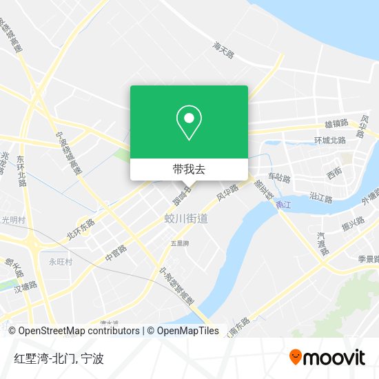 红墅湾-北门地图