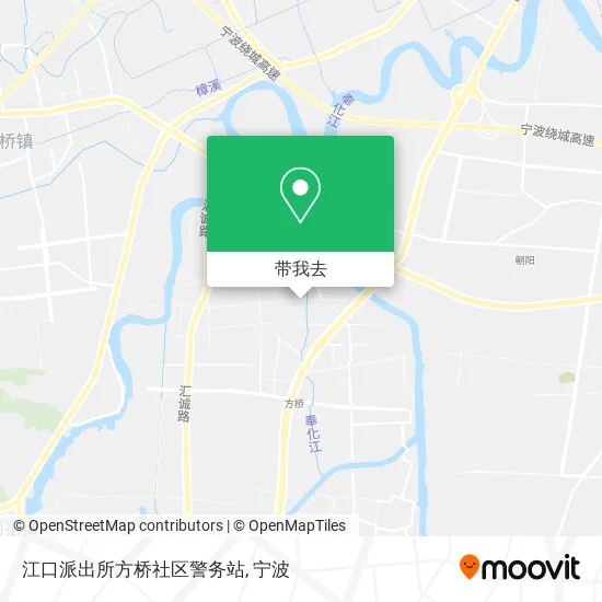 江口派出所方桥社区警务站地图