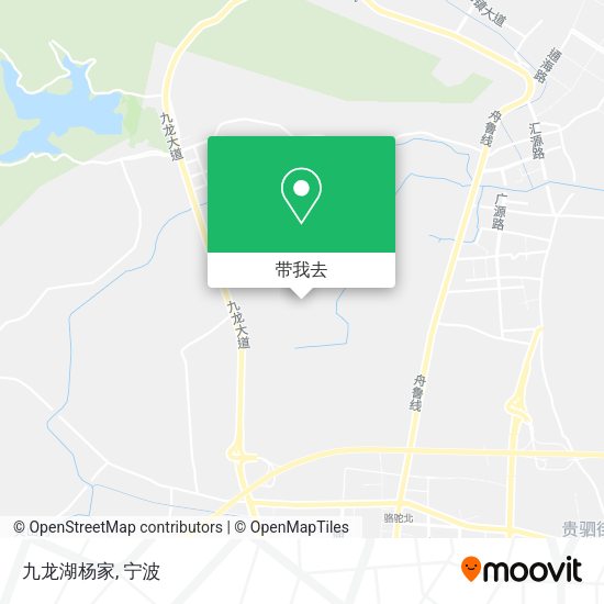 九龙湖杨家地图