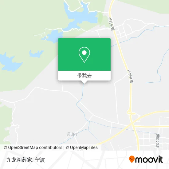 九龙湖薛家地图