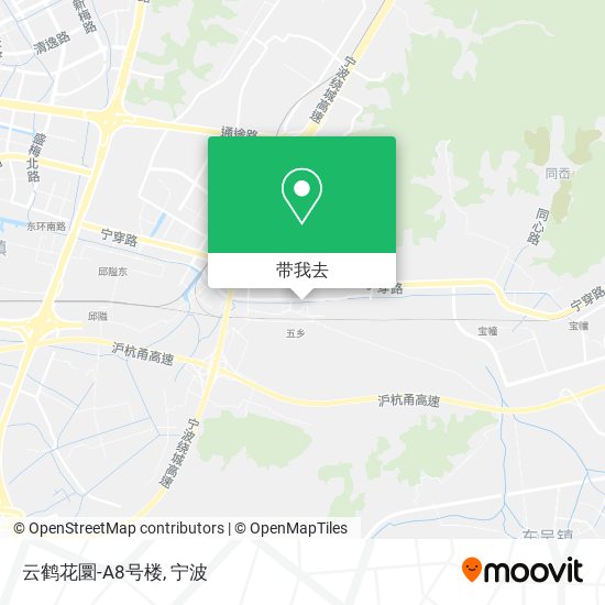 云鹤花圜-A8号楼地图