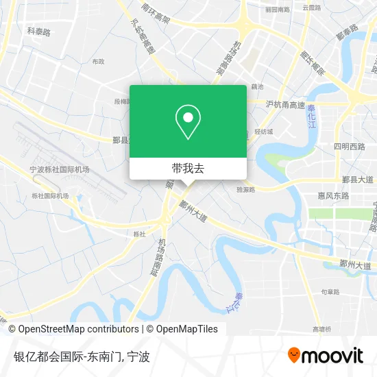银亿都会国际-东南门地图