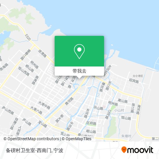 备碶村卫生室-西南门地图