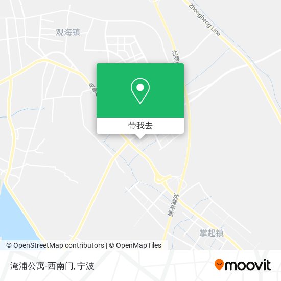 淹浦公寓-西南门地图