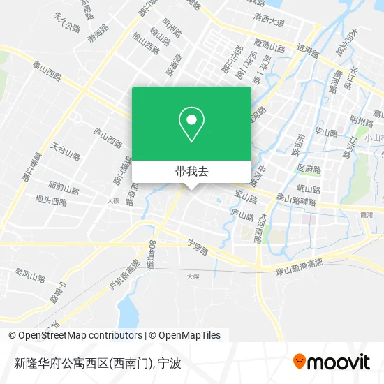 新隆华府公寓西区(西南门)地图