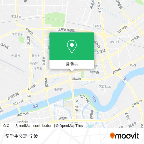 留学生公寓地图