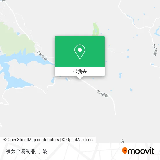 祺荣金属制品地图
