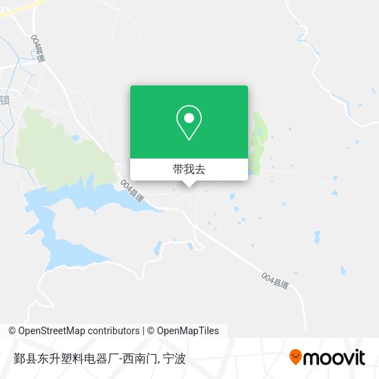 鄞县东升塑料电器厂-西南门地图