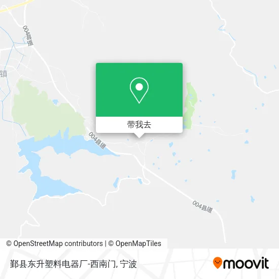 鄞县东升塑料电器厂-西南门地图