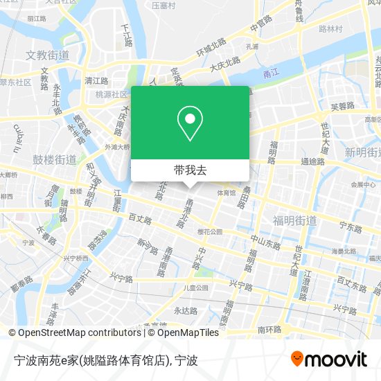 宁波南苑e家(姚隘路体育馆店)地图